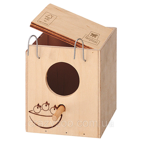 Будиночок гніздо для птахів Ferplast Nido Mini 11.5x12.5x12 см 92101000