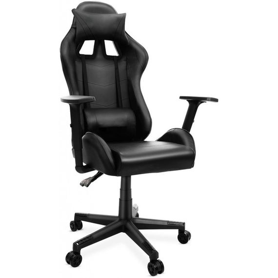 Кресло геймерское Bonro Elite черное игровое компьютерное 42300107