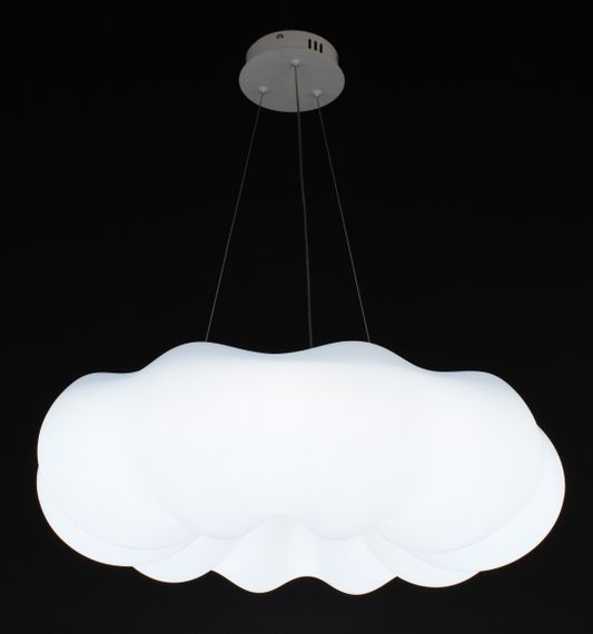 Люстра світлодіодна підвісна LED світильник для квартири на стелю лед 27241 Білий 40-140х65х65 см. | Зображення 3