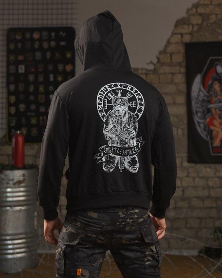 Худи maklin руны black  НП4881 | Зображення 1