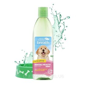 Добавка в воду для щенков TropiClean Fresh Breath для здоровья зубов 473 мл 645095002012