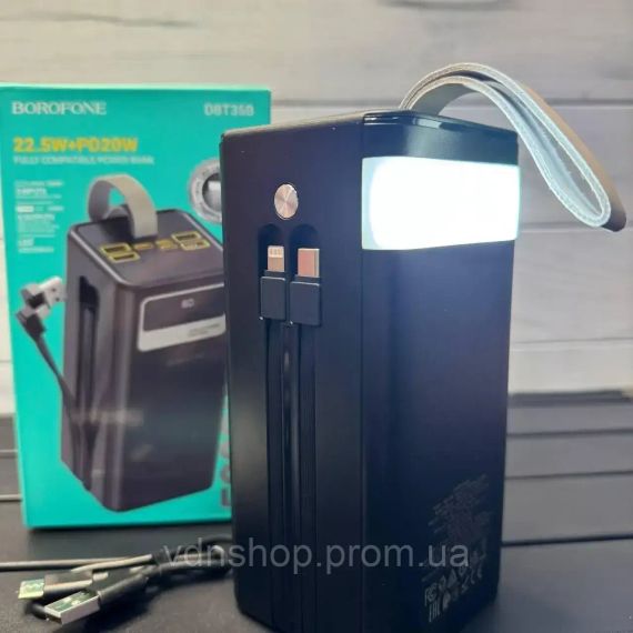 Павербанк Borofone DBT35B 50000 мАг / Power Bank 22.5W PD20W | Зображення 1
