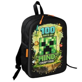 Рюкзак шкільний дитячий з принтом Minecraft Кріпер 36х27 см підлітковий для хлопчика, дівчинки (4728)