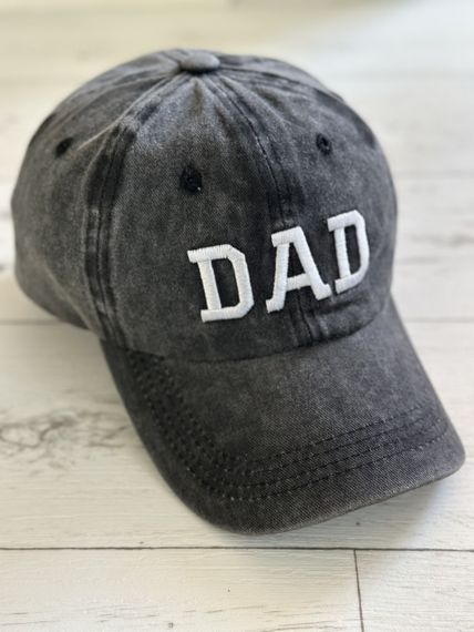 Кепка бейсболка парна (Dad&Mom) Графітовий Тато Dad 56-60р (8044)