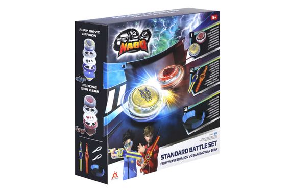 Набір Infinity Nado VI Battle Set Лютий Дракон проти Палаючий Бойовий Ведмідь (Fury Wave Dragon vs Blazing War Bear) EU654181 | Зображення 1