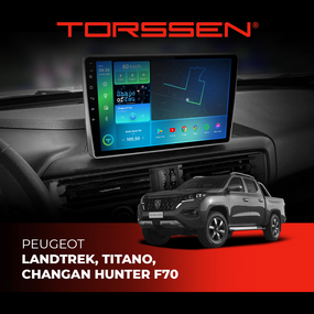 Штатна магнітола Torssen Peugeot Landtrek / Titano / Changan Hunter F70 F10432 4G Carplay DSP