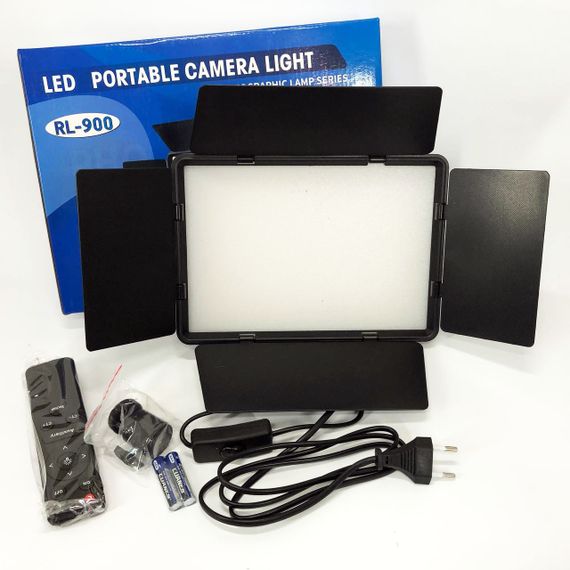 Професійне відеосвітло LED LIGHT RL-900 35W з пультом 3000k-6500k, Прямокутне студійне світло | Зображення 1