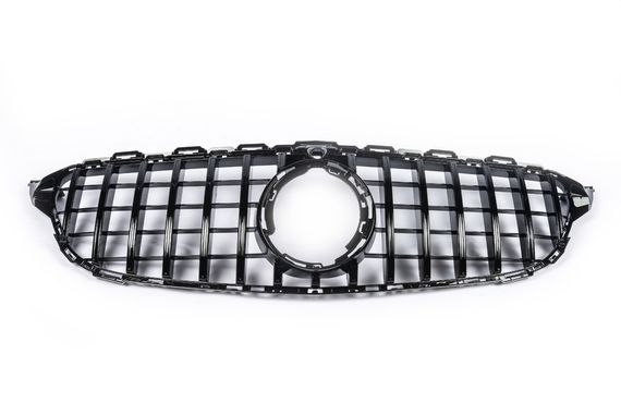 Передняя решетка GT 2014-2018, без камеры для Mercedes C-сlass W205 | Зображення 4