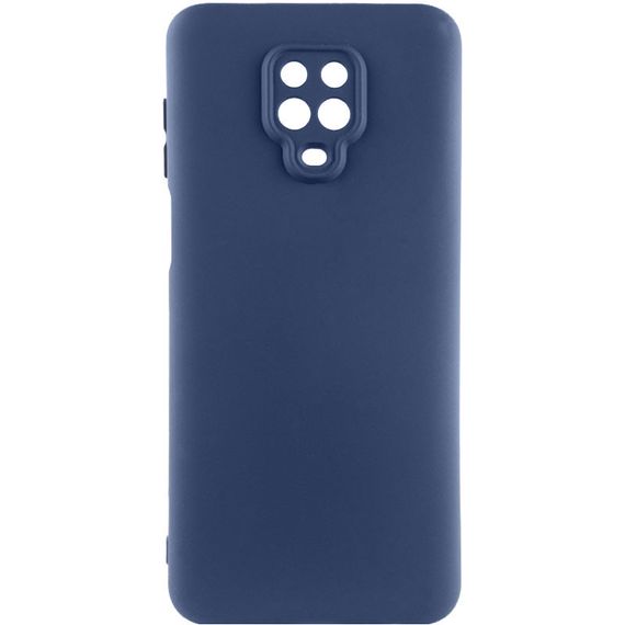 Чохол TPU GETMAN Liquid Silk Full Camera для Xiaomi Redmi Note 9s / Note 9 Pro / Note 9 Pro Max Синій / Navy Blue