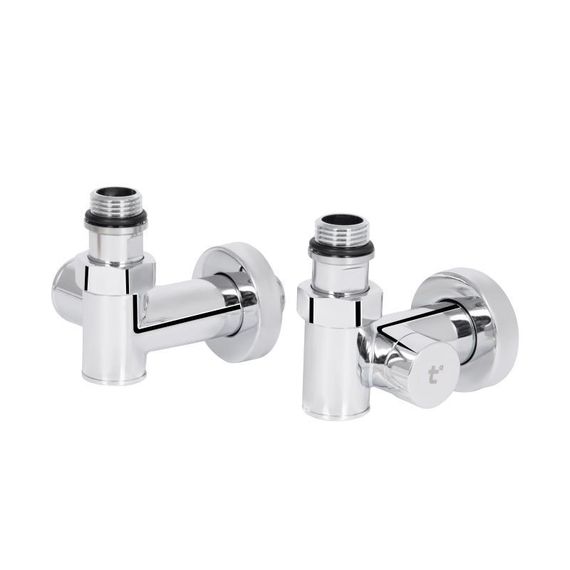 Комплект кранів Thermo Alliance Standart 1/2", хром, для сушарки для рушників кутовий SF395W15HE