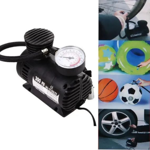 Автомобильный компрессор для подкачки колес Air Compressor 300pi | Зображення 2
