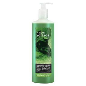 Шампунь-гель для душу 2-в-1 Avon "Тропічні джунглі" 720 мл