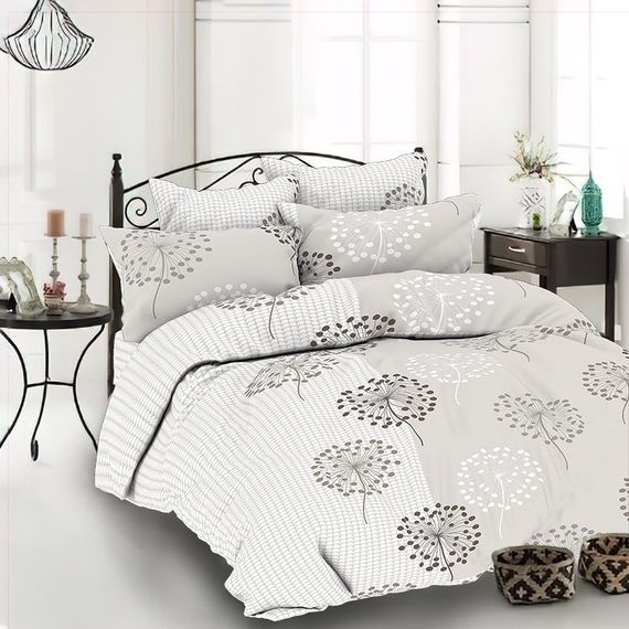 Комплект постельного белья LoveYouHome бязь gold Очарование Двуспальный 175x215 см (7236)