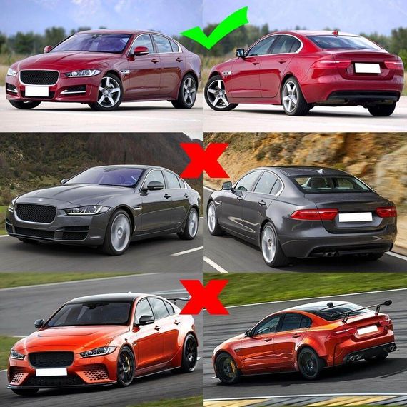 Накладка на Передний Бампер Lip (2015-2019, Карбон) для Jaguar XE 2016- гг | Зображення 6