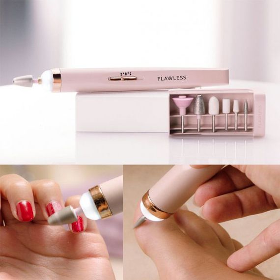 Фрезерний апарат для манікюру Flawless Salon Nails рожевий, Фрезер для манікюру KF-444 для початківців | Зображення 4