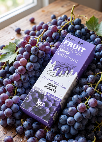 Лубрикант OLO Fruit Flavour Series - Grape Secrets (Виноград) Sex Aura | Зображення 1