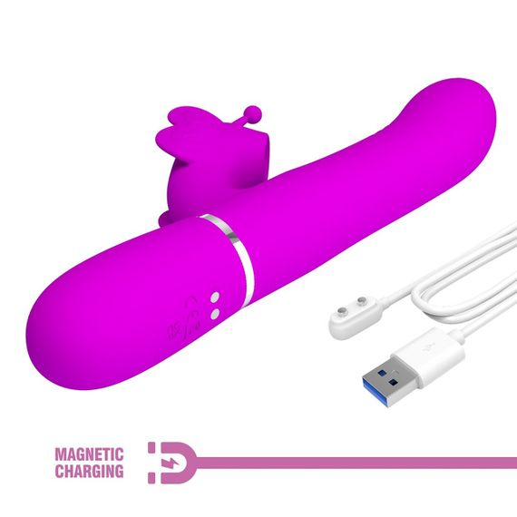 Вібратор PRETTY LOVE Butterfly Clit Vibrator Pink Sex Aura | Зображення 1