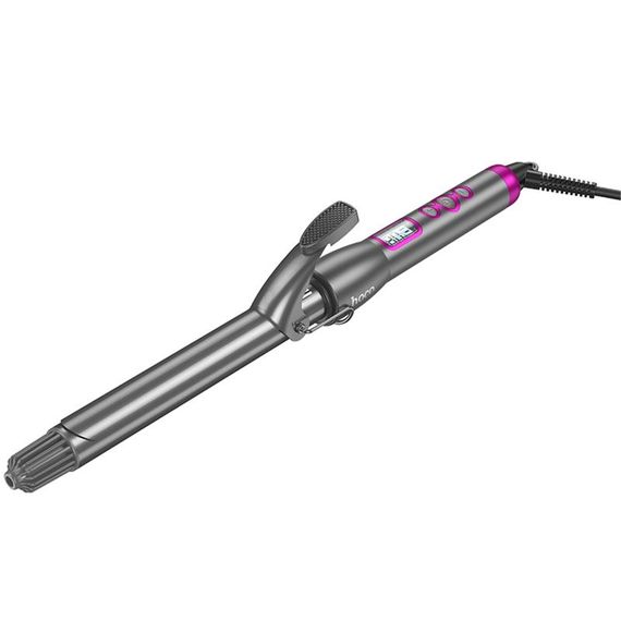 Плойка для волосся Hoco HP43 Electric manual curling iron with digital display Gray