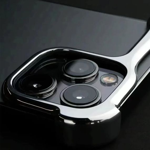 Чохол бампер металевий Epik Bumper для Apple iPhone 13 Pro, Чорний | Зображення 3