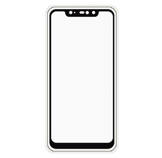 Full Glue захисне скло для Xiaomi Redmi Note 6 Pro - Black | Зображення 1