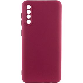 Чохол накладка Silicone Cover Lakshmi Full Camera (A) для Samsung Galaxy A50 (A505F) / A50s / A30s, Бордовий / Marsala