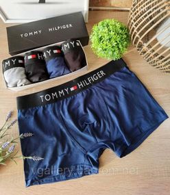 Чоловічі труси TH. Набір боксерів ТН 4 штуки в коробці ХЛ