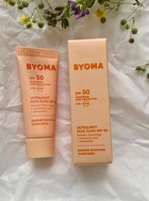 Сонцезахисний флюїд для обличчя byoma ultralight face fluid spf50