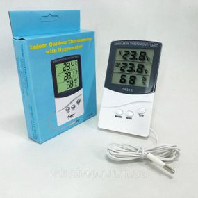 Часы с температурным и влажностным сенсором TA, Гигрометр с внешним датчиком Гигрометр температурой GX-72