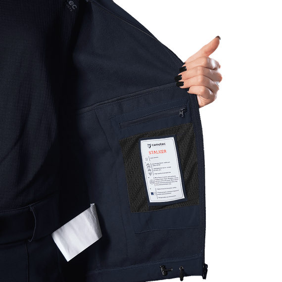 Жіноча куртка Stalker SoftShell Темно-синя (7443), L | Зображення 8