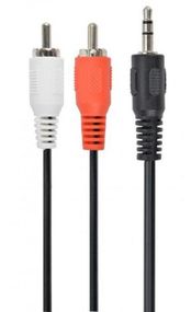 Кабель мультимедійний Jack 3.5mm папа/2RCA папа1.5m Cablexpert (CCAB-458)