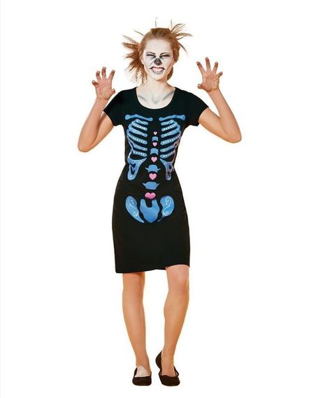 Платье halloween, скелет, скелетик, карнавальный костюм, хэллоуин, размер  M | Зображення 1