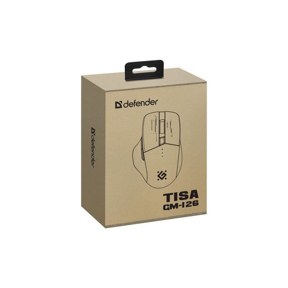 Мишка Defender Tisa GM-126 LED Wireless/Bluetooth White/Blue (52126) | Зображення 6