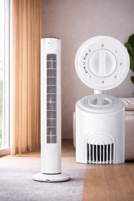 Вентилятор колонный напольный DOMOTEC MS-1627 45Вт Белый