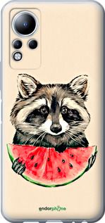 Чохол на Infinix Note 12 Єнотик з кавуном "4605u-2927-2448"