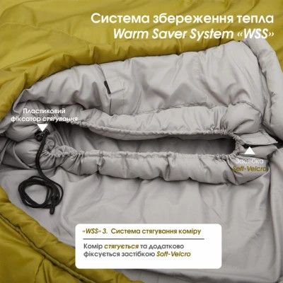 Спальный мешок Mousson PLATO R Olive (9044) | Зображення 3