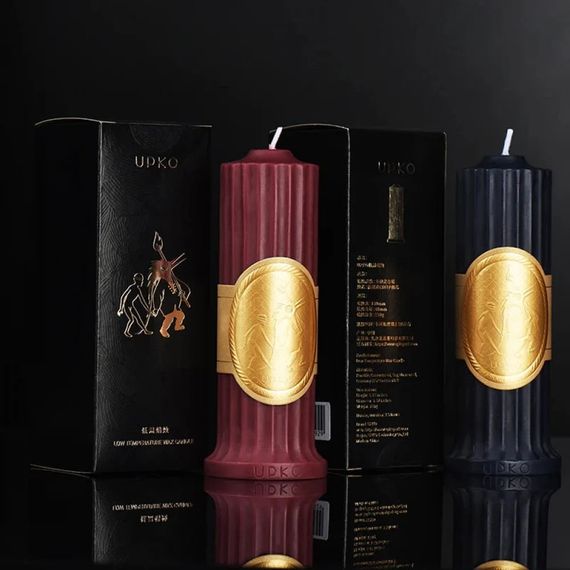 Свічка низькотемпературна UPKO, чорна, 150 г Sex Aura | Зображення 3