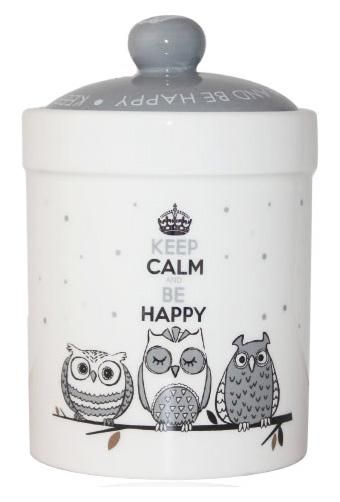 Банка керамічна Be Happy "Совушки» 700мл