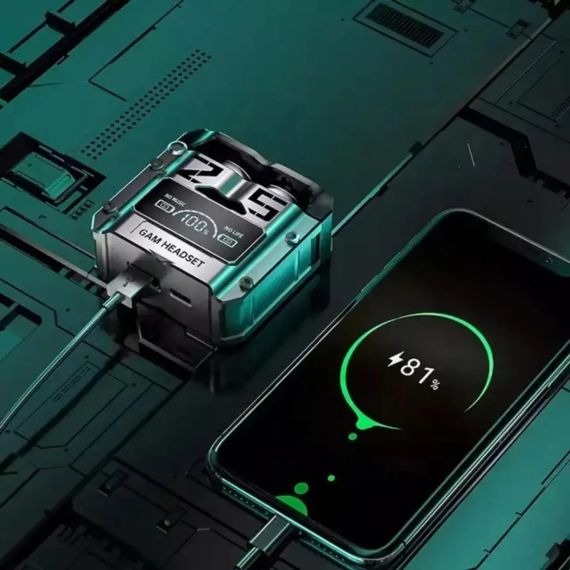 Бездротові Bluetooth-навушники 3 механічні M25 армовані подвійного режиму ігрові | Зображення 5