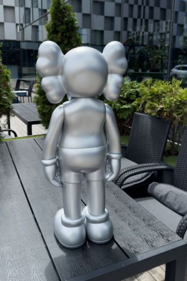 Статуетка Kaws Dissected Companion Silver колекційна фігурка для інтер'єру 70 см срібний kw015 | Зображення 5