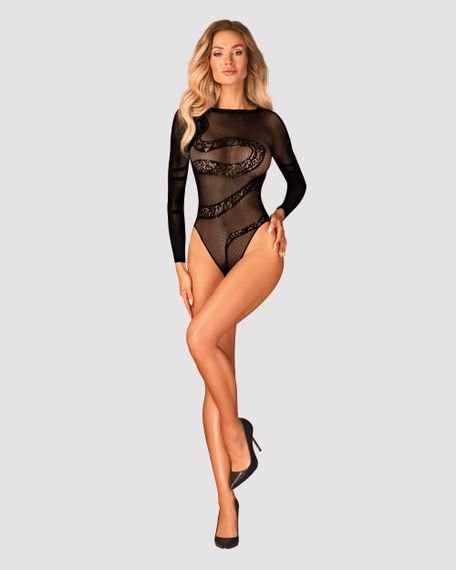 Боді Obsessive B137 Чорний XL/2XL | Зображення 2