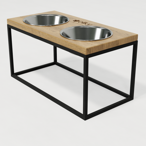 Миски на подставке для средних и больших собак Hollky Base L (2 × 0,95 л) BL-422120-BLNT | Зображення 8
