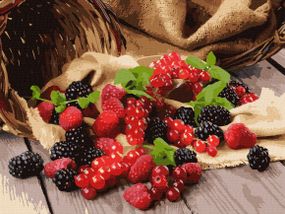 Картина по номерам. Art Craft "Садовые ягоды" 40х50  12013-AC