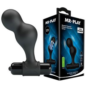 Анальный стимулятор с вибрацией Pretty Love MR PLAY, чёрный, 10 х 3 см sexstyle