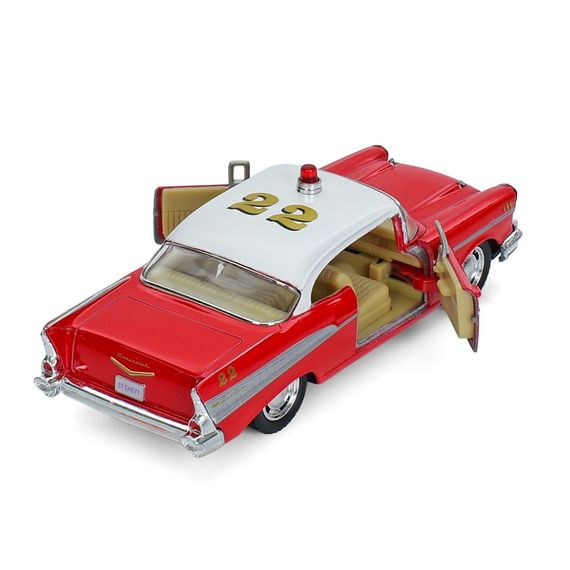 Інерційна машинка 1957 Chevrolet Bel Air (Fire Chirf) Kinsmart KT 5325 W | Зображення 1