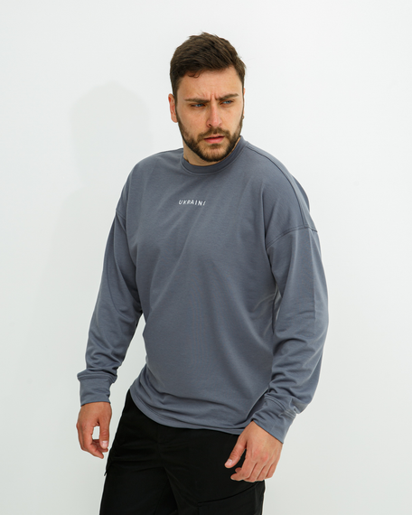 Світшот Україна графит S XL | Зображення 3