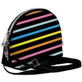 Сумочка маленька Coquette Цветные полоски 18x14x7 см (COQ_TRO007_BL)