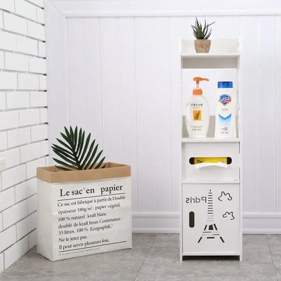 Полка стеллаж пластиковая в ваную Этажерка устойчива к влаге PK-02 (80cm*15cm*15cm)