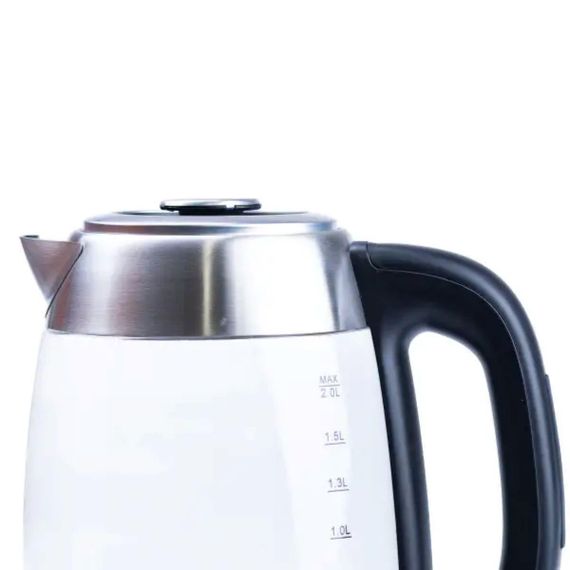 Електрочайник Sokany SK-SH-1069 Electric Kettle 2000W 2l прозорий чайник | Зображення 2