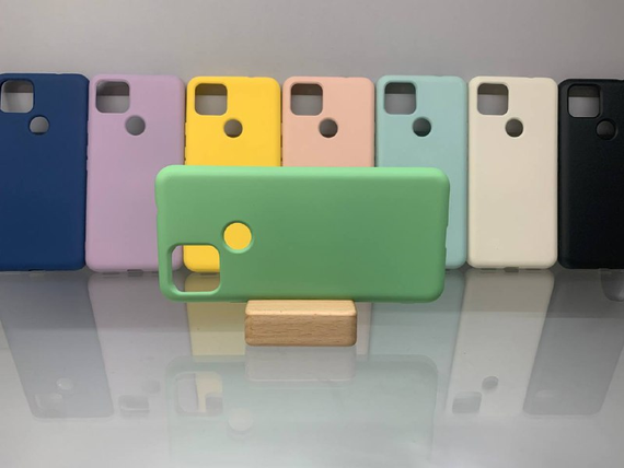 Google Pixel 5A Протиударный чохол Софт Тач чохол салатовий