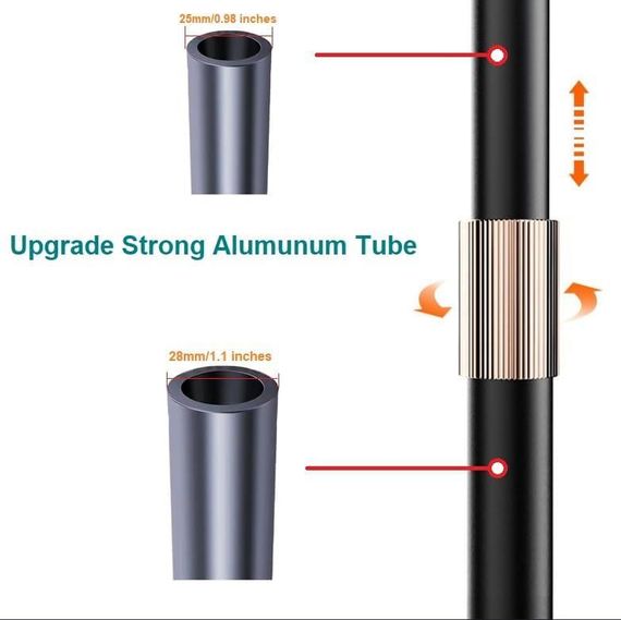 Регулируемый настольный штатив AYIZON 31-46 см для вебкамеры, смартфона, металлическая стойка для проектора | Зображення 4